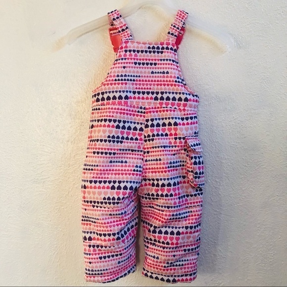 London Fog heart pattern snow pants - Picture 4 of 9